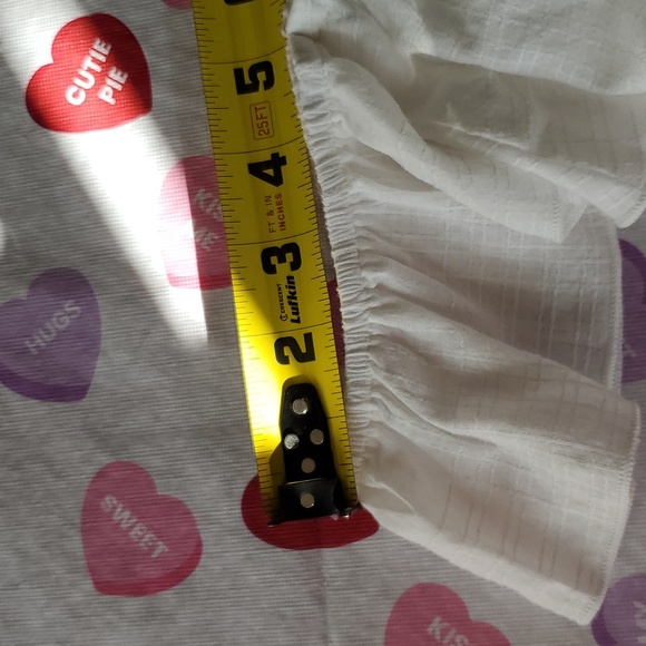 Ruffled strapless top - Picture 6 of 9